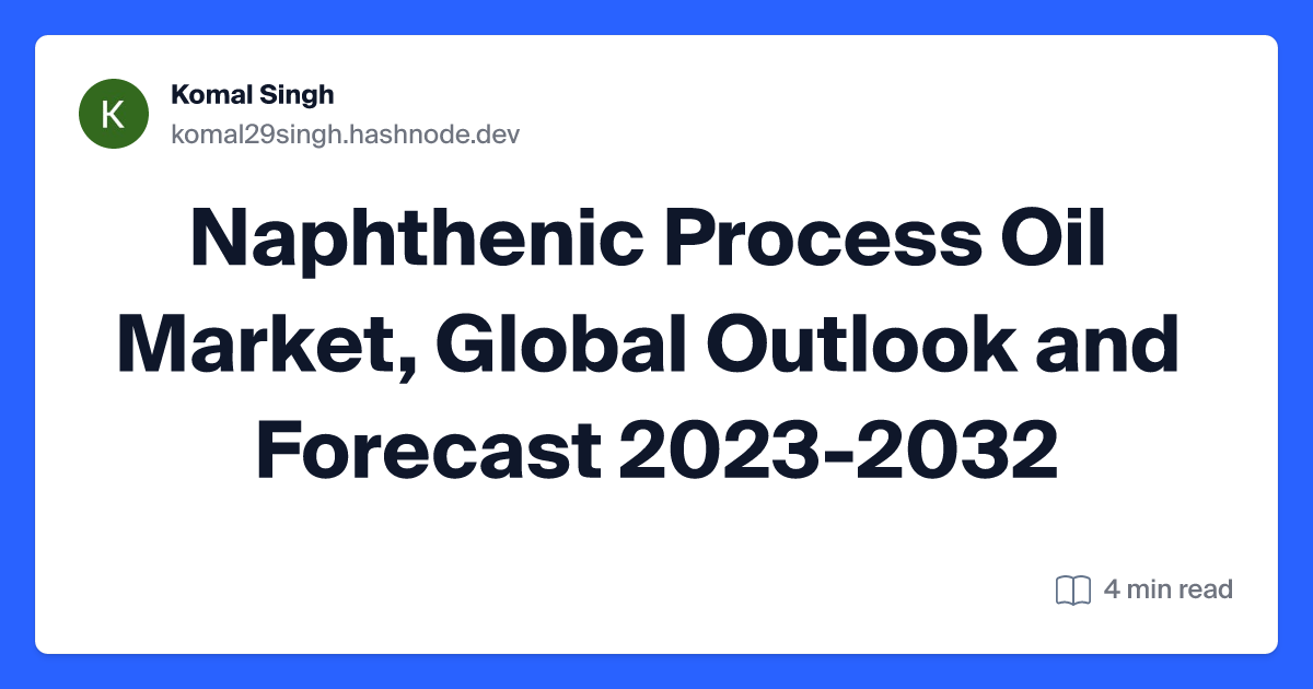 Naphthenic Process Oil Market, Global Outlook and Forecast 2023-2032